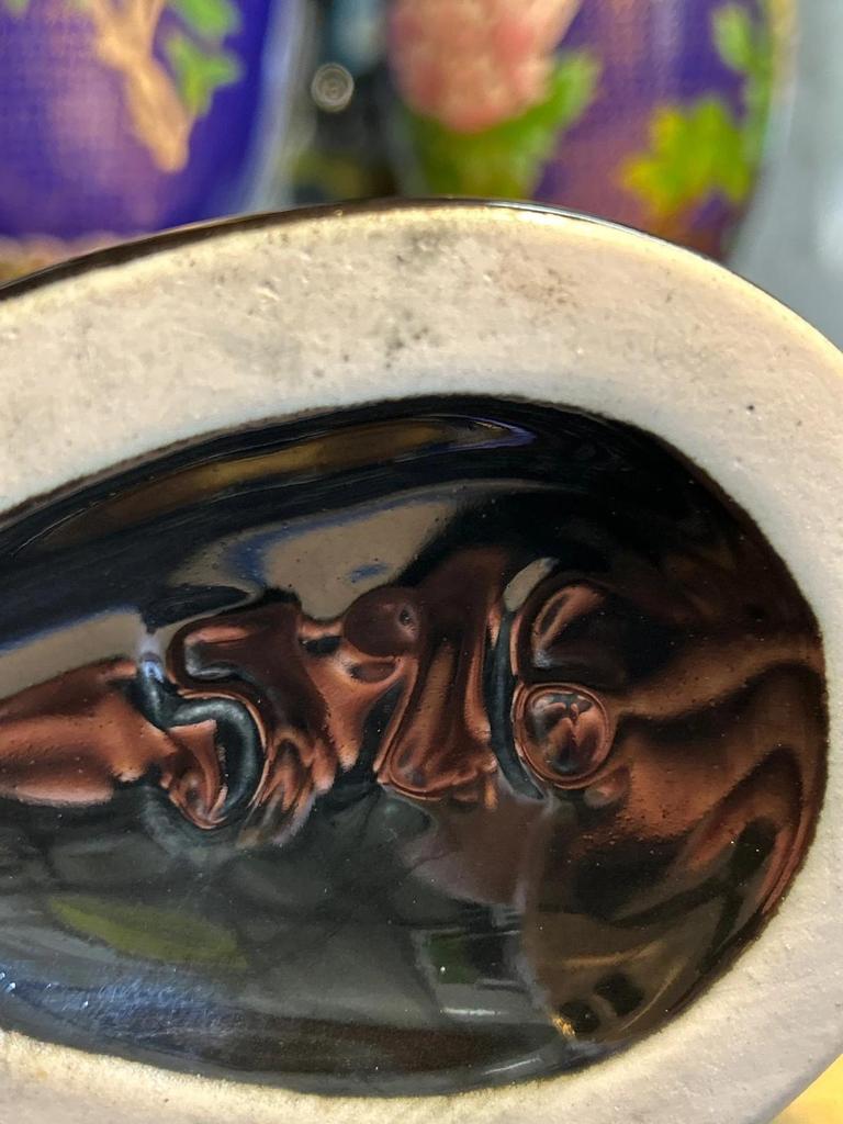 Vase Double Vallauris Soliflore Céramique Années 60