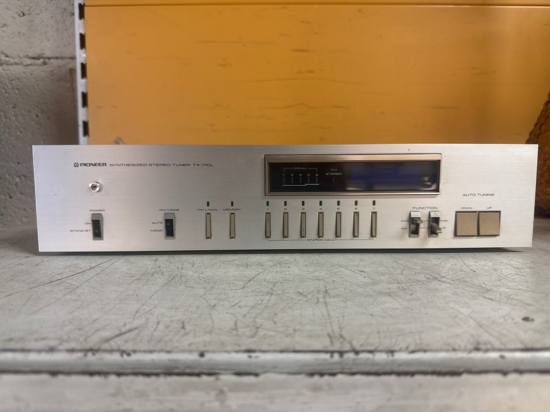 Tuner – Pioneer Tx-710l – Tuner radio – Argenté vintage