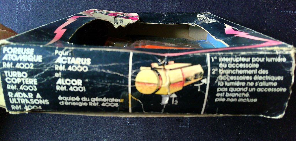 Jeu Goldorak Aqua Laser Ceji Arbois 1978 Neuf en boite scellée Misb avec flap d'origine