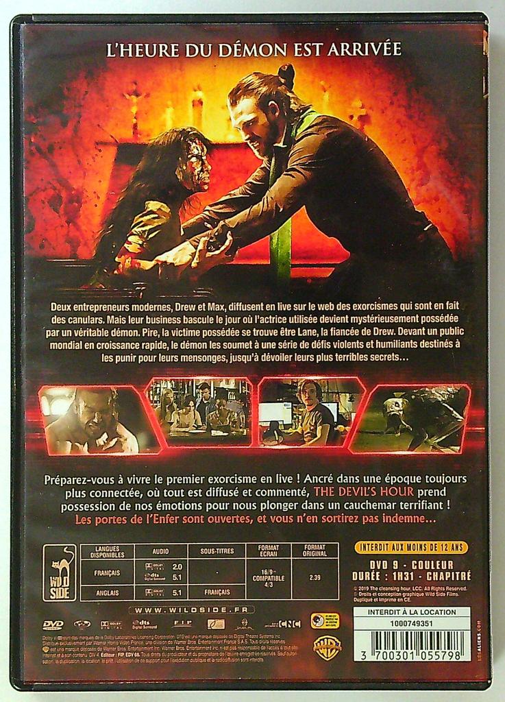 Dvd The Devil's Hour Wild Side Film Horreur