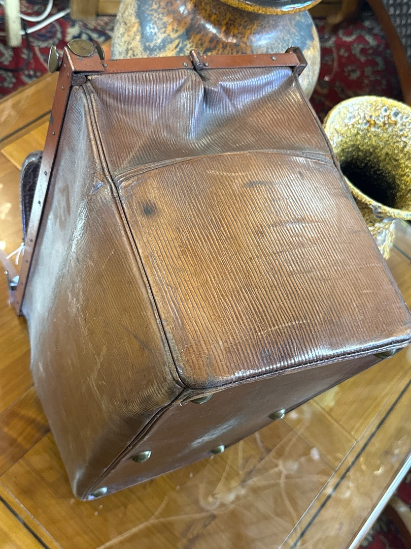 Sac de médecin – Vintage – Bagagerie – Cuir marron