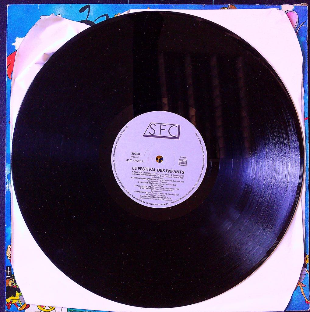 Vinyle double Le Festival Des Enfants Sfc 1989