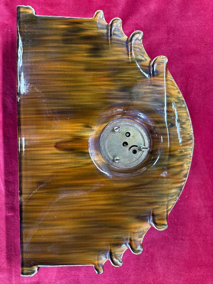 Pendule Sarreguemines – Garniture de cheminée céramique
