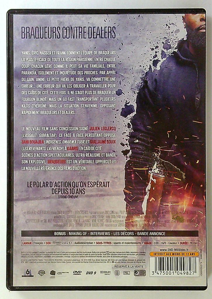 Dvd Braqueurs - Film d'action Julien Leclercq