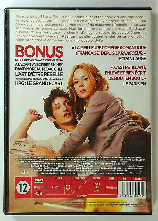 Dvd 20 ans d'écart Virginie Efira Pierre Niney