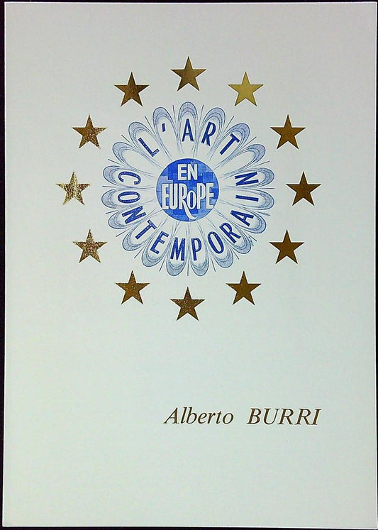 Alberto Burri Art Contemporain Enveloppe Dépliant Timbre 1er jour Encart Fdc Yvert et Tellier