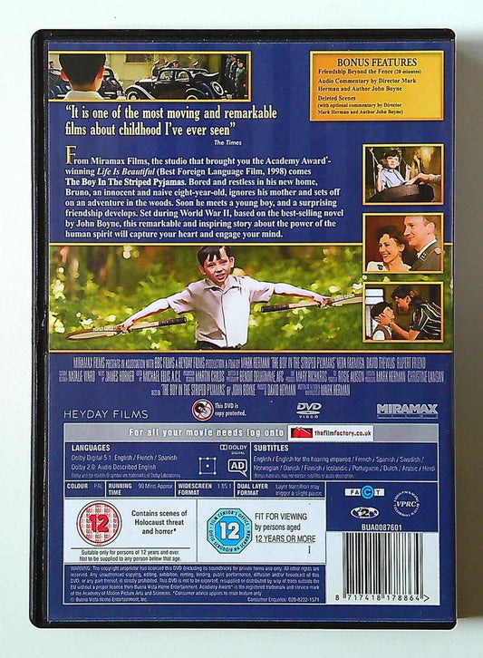 Dvd Le Garçon au pyjama rayé Miramax