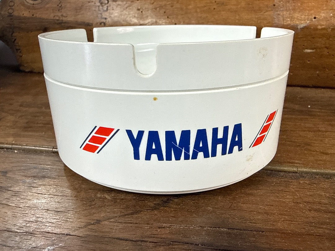 Cendrier Yamaha – Vintage blanc