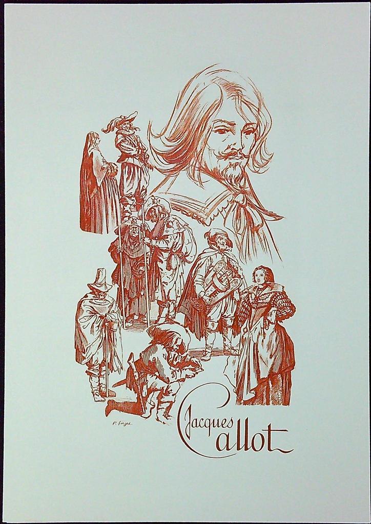 Jacques Callot Enveloppe Dépliant Timbre 1er jour Encart Fdc Yvert et Tellier