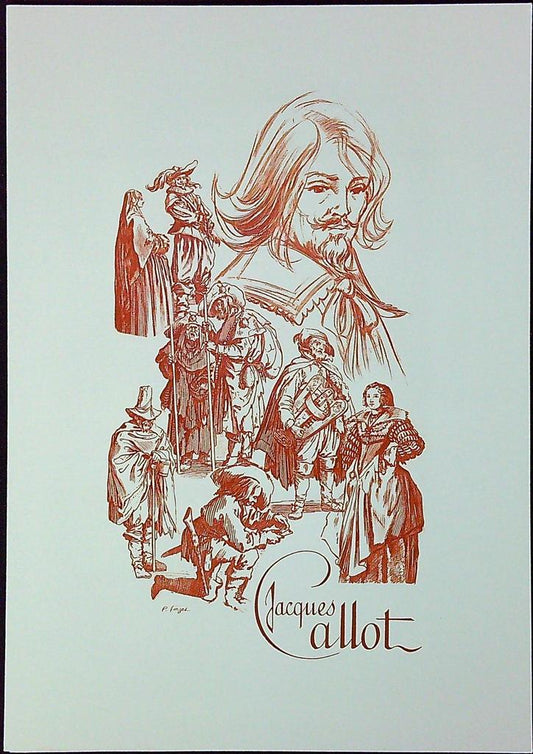 Jacques Callot Enveloppe Dépliant Timbre 1er jour Encart Fdc Yvert et Tellier