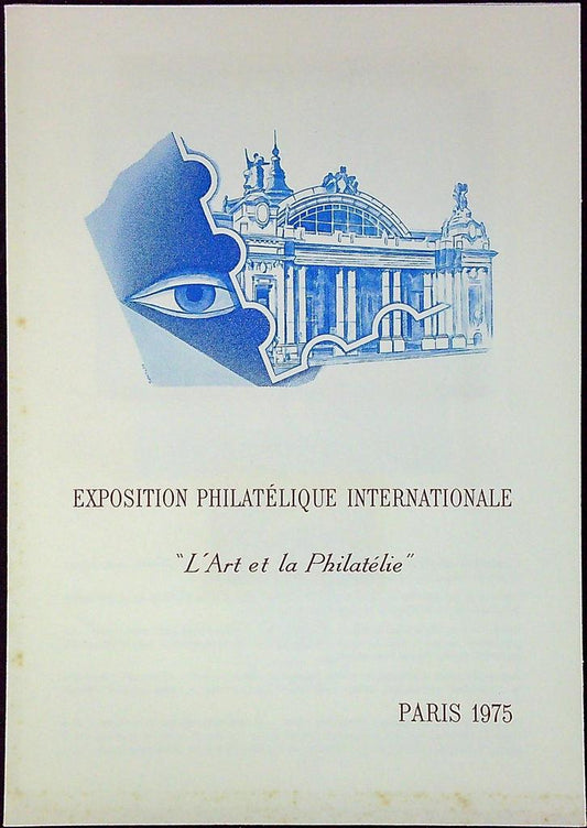 L'art Philatélie Paris 1975 Enveloppe Dépliant Timbre 1er jour Encart Fdc Yvert et Tellier