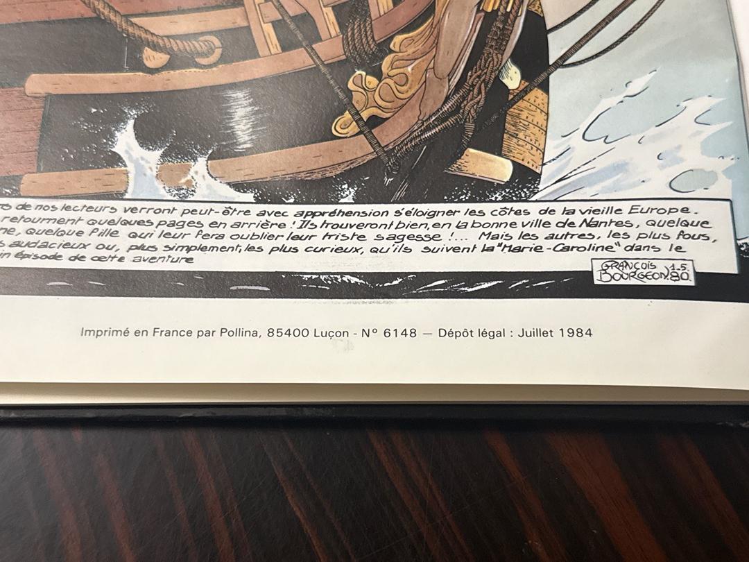 Bande dessinée – Les Passagers du vent T2 – Livre – Édition Glénat 1984