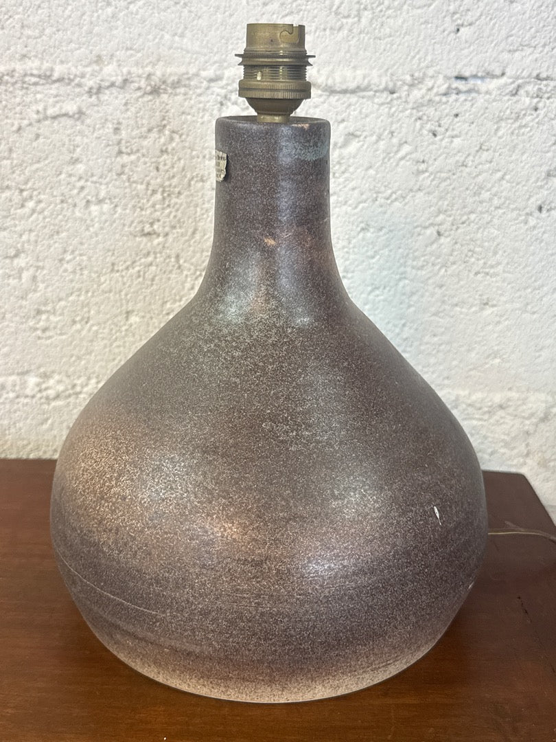 Lampe céramique K Balogh – Poterie vintage