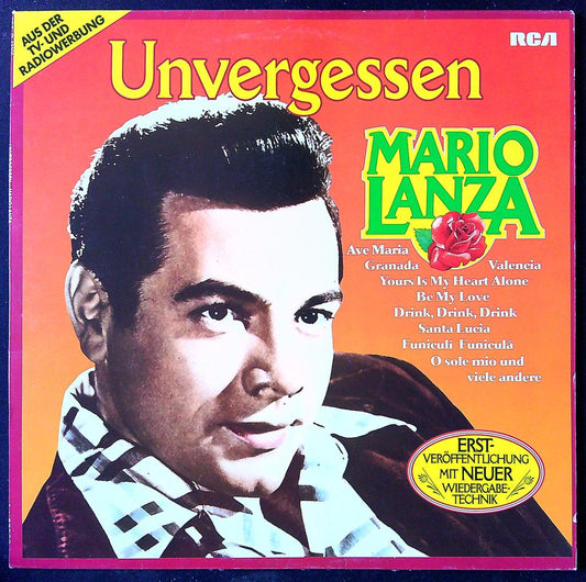 Vinyle Mario Lanza Unvergessen rca