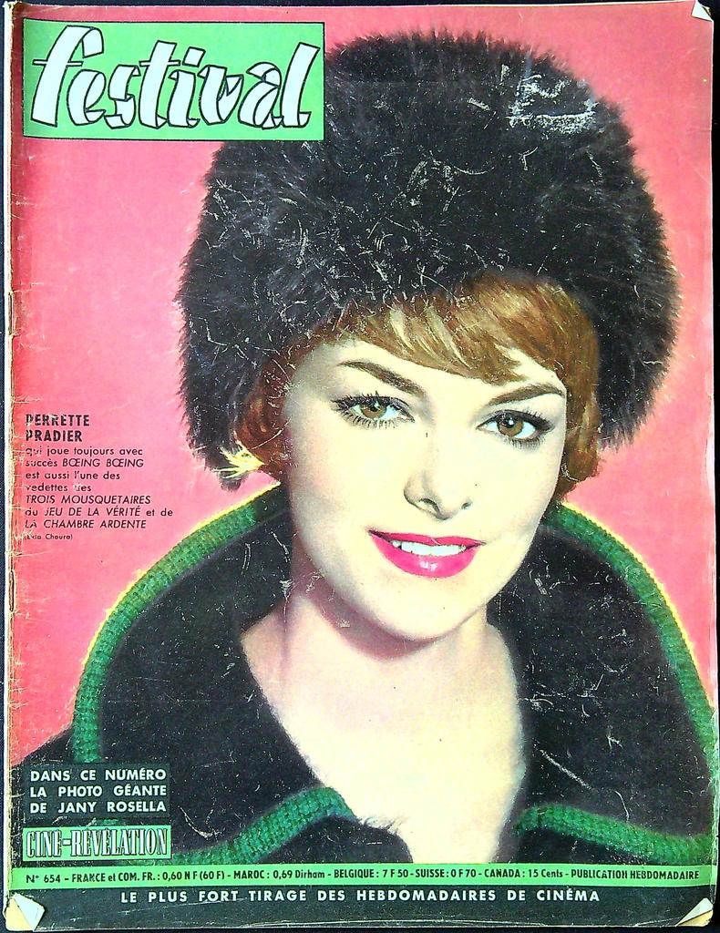 Magazine Festival N° 654 – Revue – Cinéma Vintage 1961