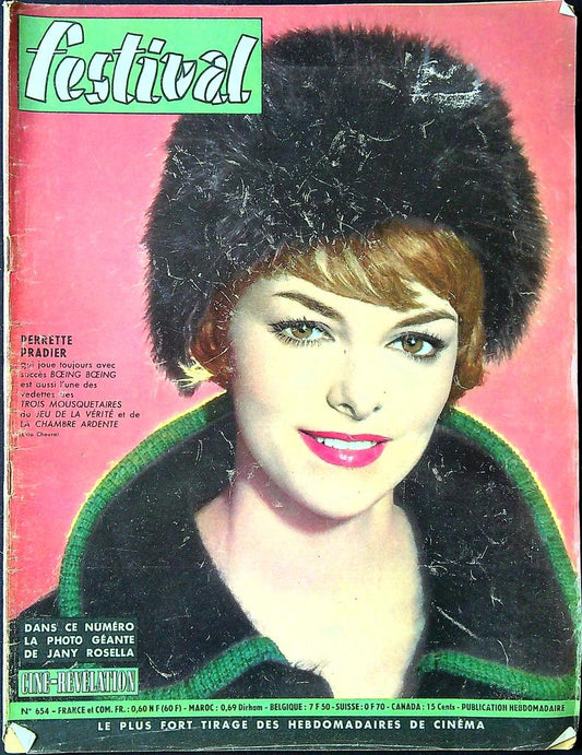 Magazine Festival N° 654 – Revue – Cinéma Vintage 1961