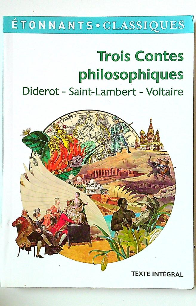trois Contes philosophiques Diderot Voltaire Flammarion