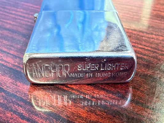 Briquet Tempête Vintage Argenté Anchor Super Lighter