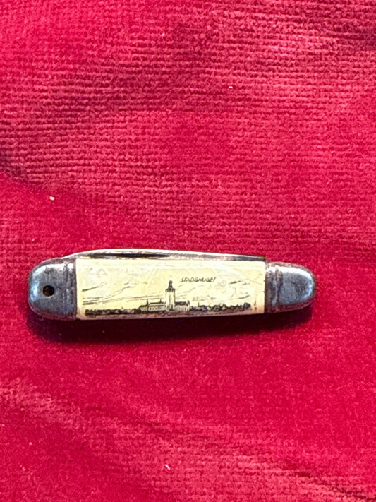 Couteau de poche – Souvenir de Lourdes – Collection – Vintage
