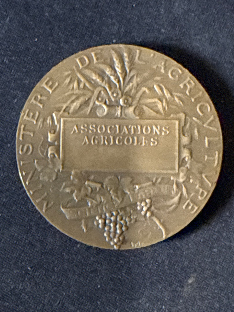 Médaille – Monnaie de Paris – Numismatique – Bronze agricole