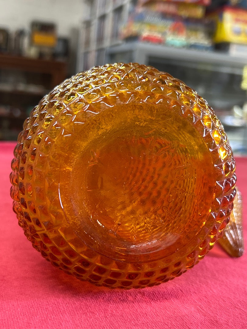 Carafe en verre ambré – Bouteille vintage
