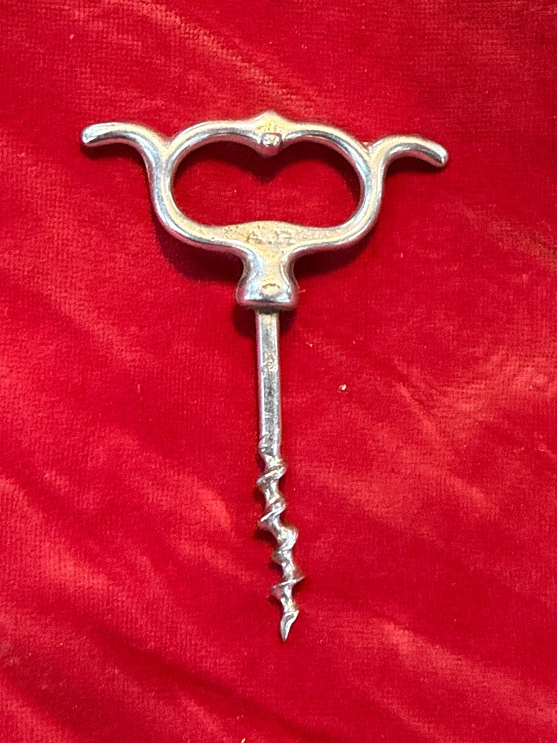 Tire-bouchon – A.p. Debouchoir – Ustensile de bar – Métal argenté