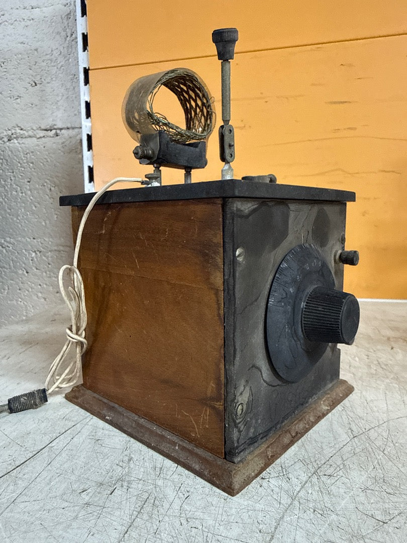 Poste de radio – Tsf – Radio – Vintage bois marron