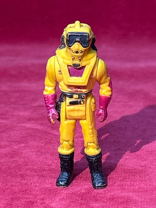 Figurine Mask Brad Turner vintage combinaison jaune et casque