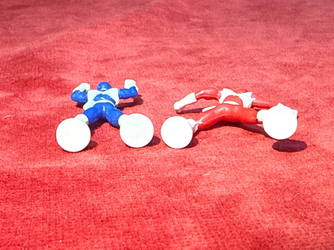 Figurines Power Rangers Blue Ranger et Red Ranger