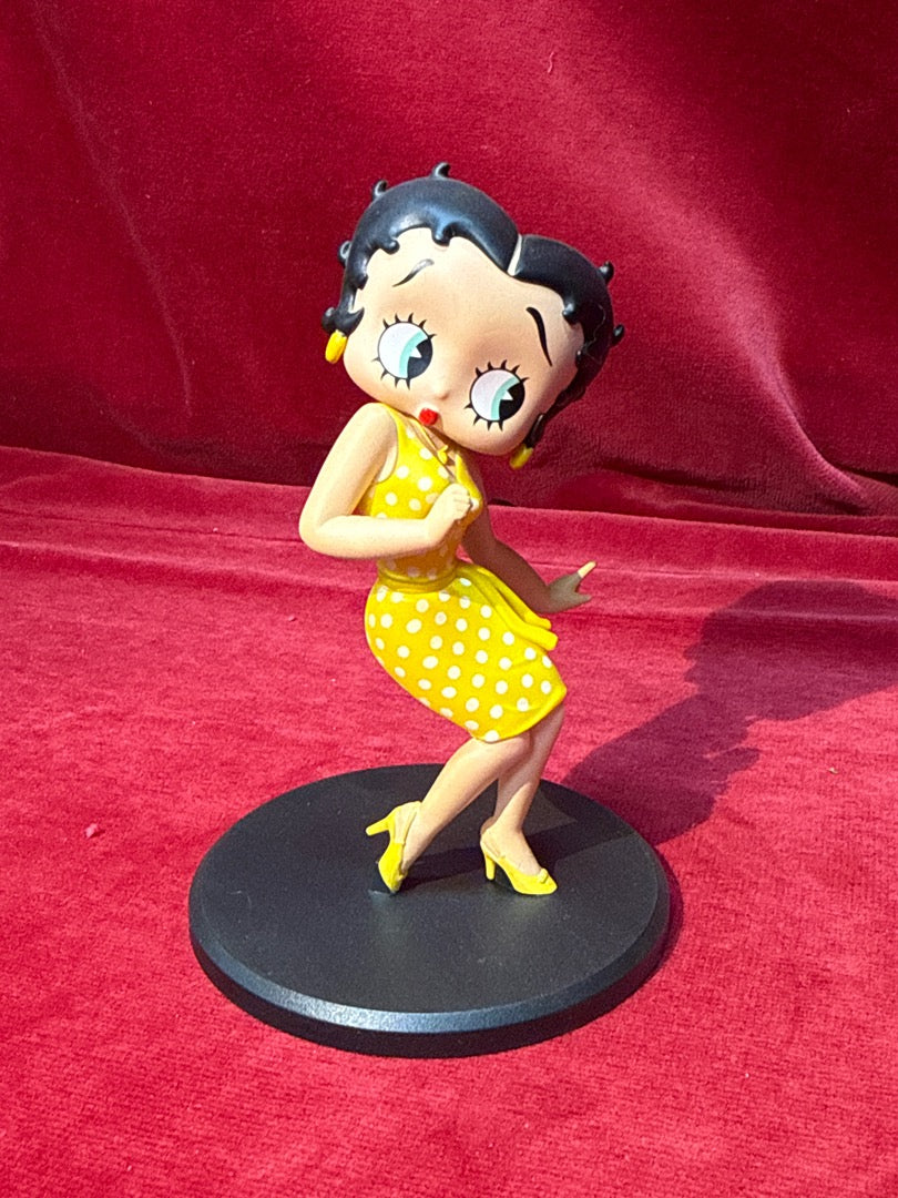 Figurine Betty Boop robe jaune Fleischer Studios