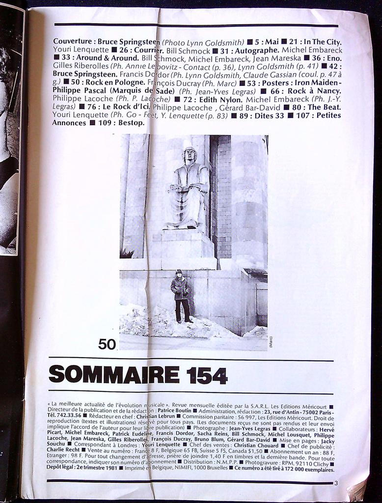 Magazine Best Numero 154 Bruce Springsteen Magma