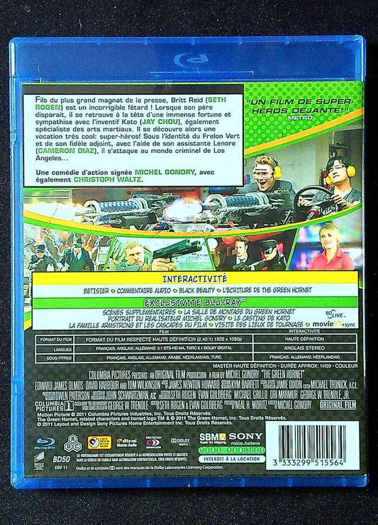 Blu-ray – The Green Hornet – Vidéo – Film d'action Michel Gondry