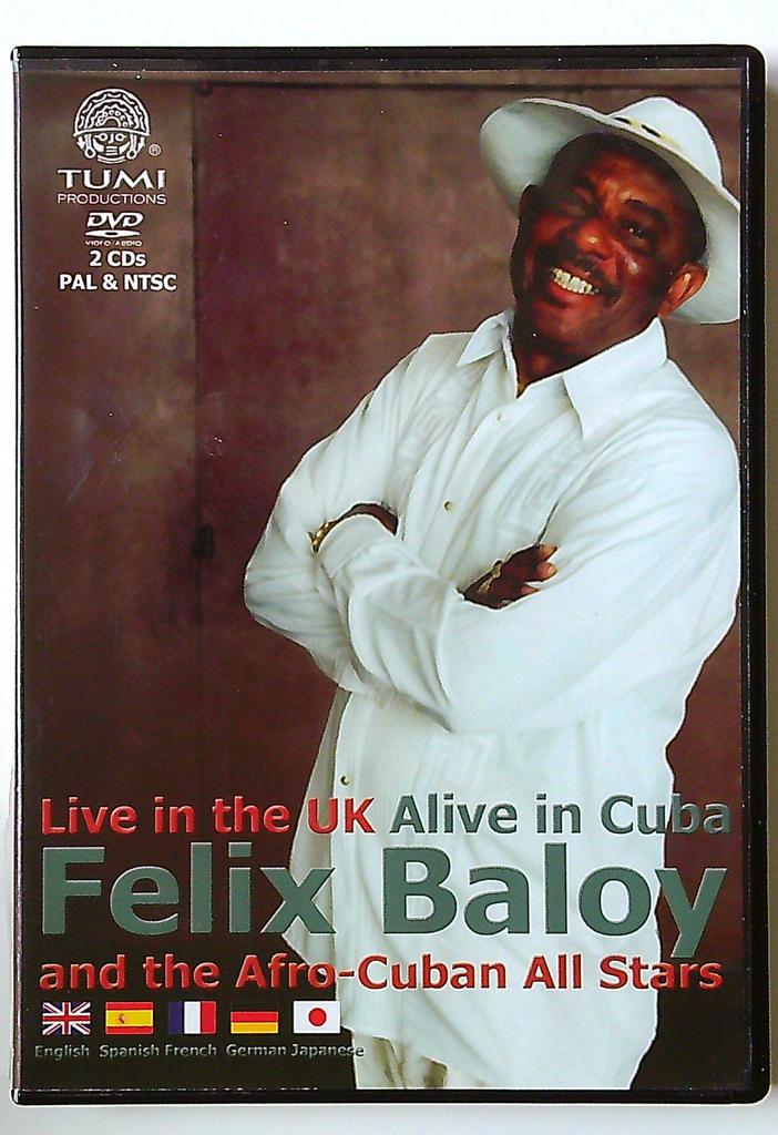 Dvd Felix Baloy Afro-cuban All Stars Musique Cubaine