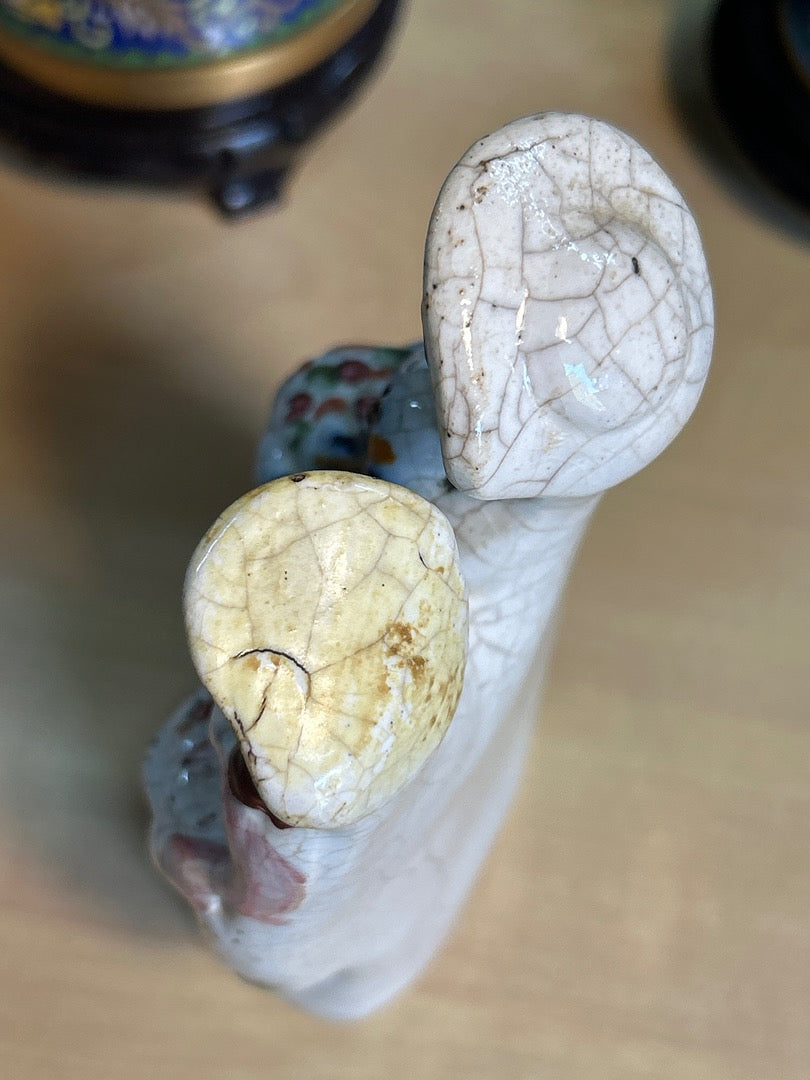 Statuette en céramique – Couple ancien