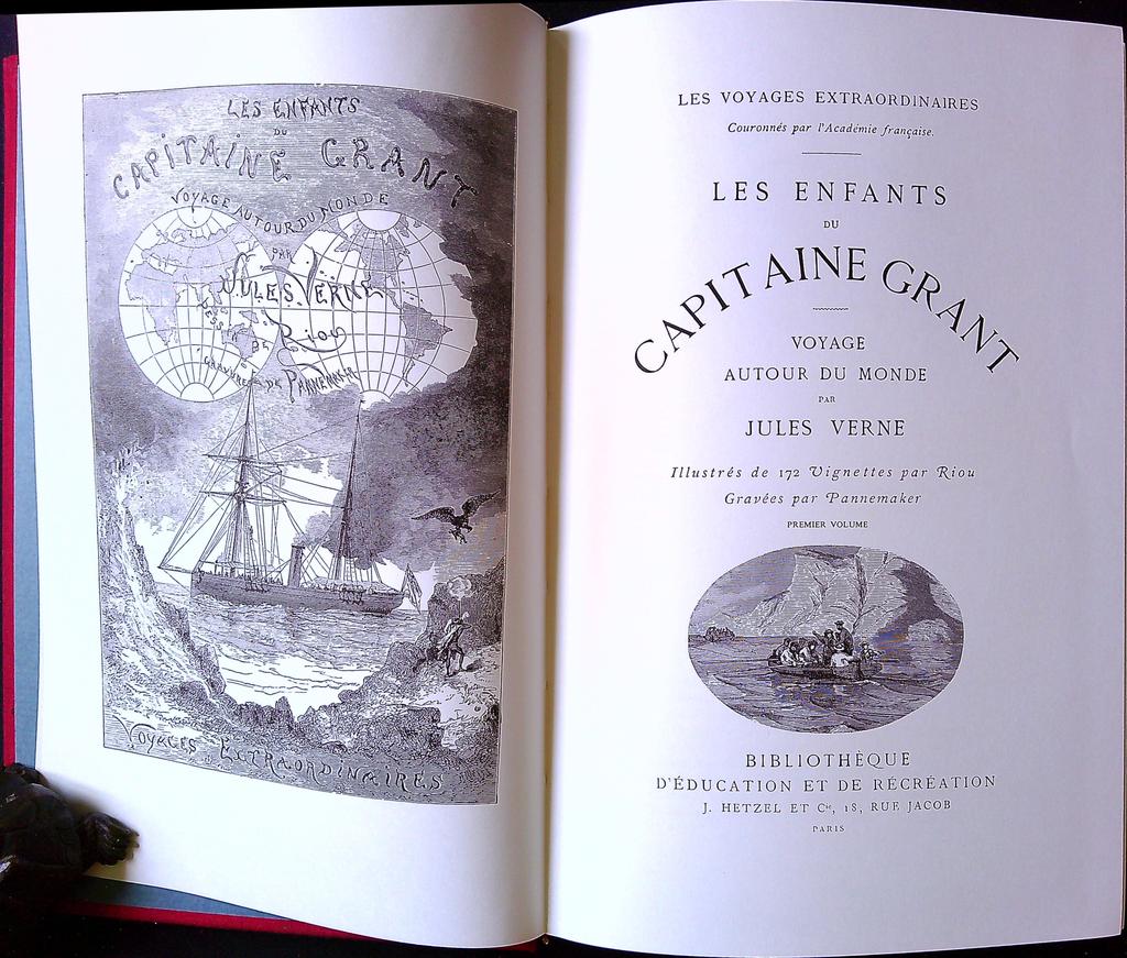 Livre Jules Verne – L'ormeraie – Livre – Capitaine Grant