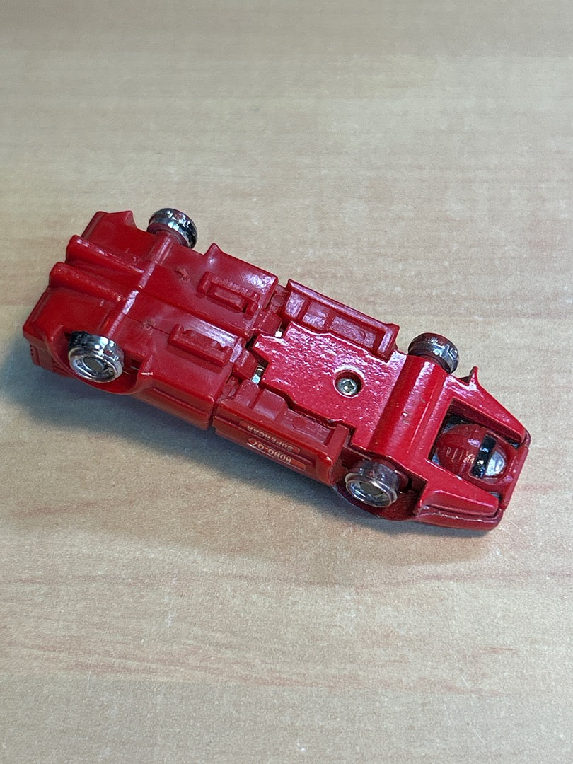 Petite voiture transformable Robo 07 Supercar rouge