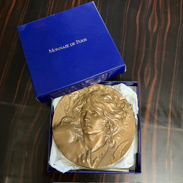 Grande Médaille En Bronze De 11,4 cm De Diamètre Signé Lucien Coudray