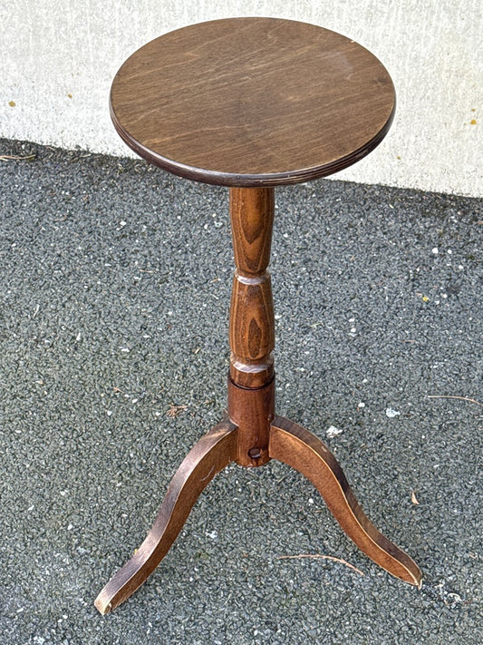 Sellette en bois – Vintage – Ornements – Pied tripode