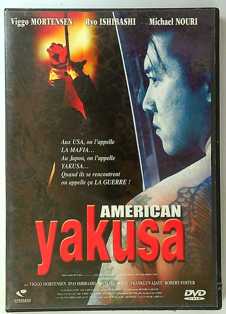 Dvd American Yakuza avec Viggo Mortensen noir