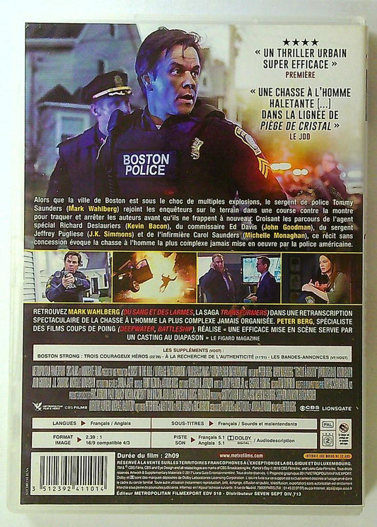Dvd Traque à Boston Mark Wahlberg Peter Berg