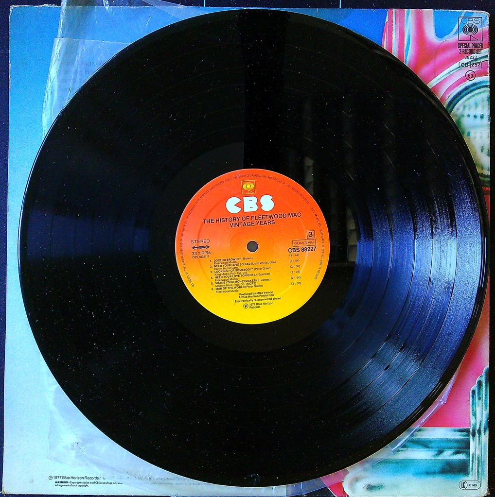 Disque vinyle The History Of Fleetwood Mac Vintage Years Cbs