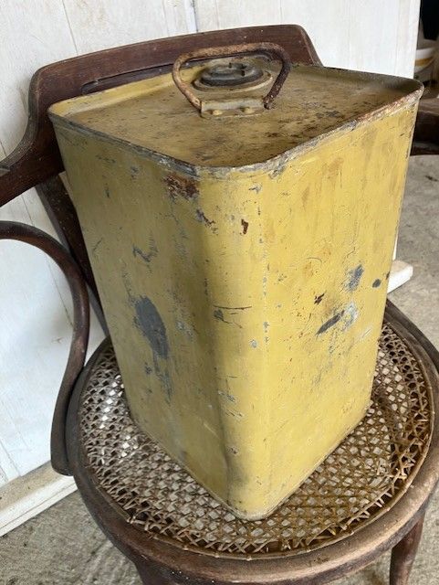 Jerrycan / Jerrican Bidon Essence Anglais Carre Ww2, 440 Psc W.d
