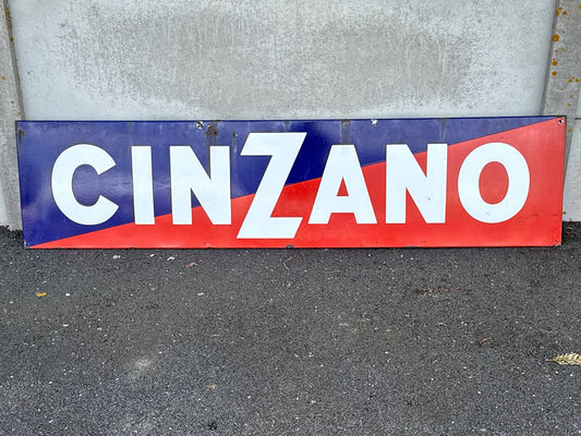 Plaque émaillée – Cinzano – Décoration – Vintage