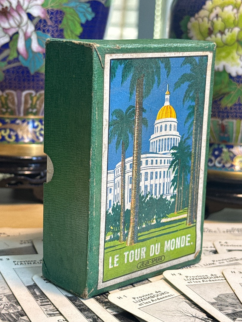 Jeu De Cartes – Jeux Spear – Jouet – Le Tour Du Monde Vintage 7 familles