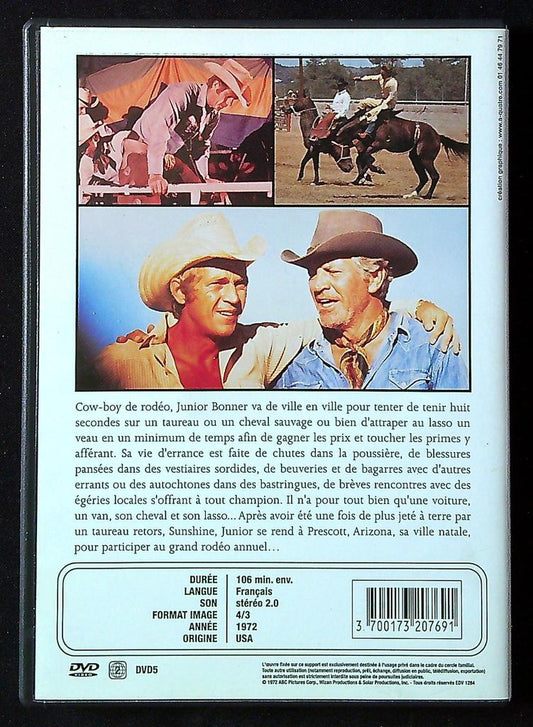 Dvd Junior Bonner – Steve Mcqueen – Vidéo – Western Rodeo