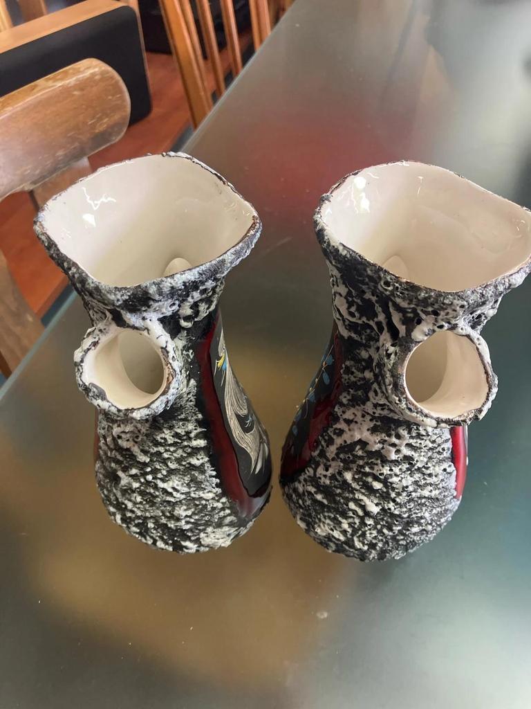 Paire de vases italiens augusto giulianelli 1950