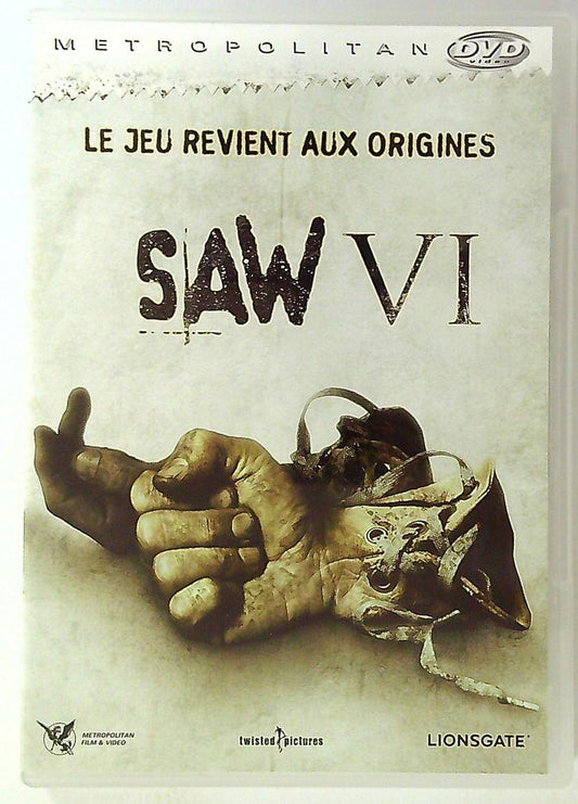 dvd Saw Vi Film Horreur Metropolitan Lionsgate
