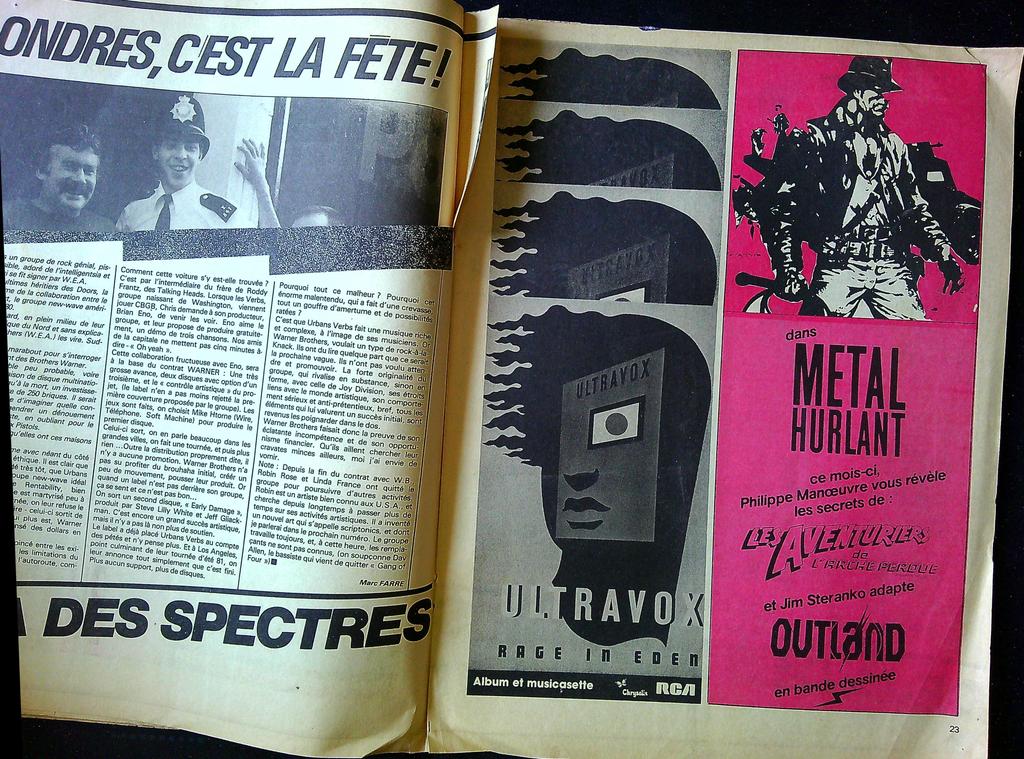 Magazine – Gig n°11 Octobre 1981 – Musique – Klaus Nomi Grace Jones