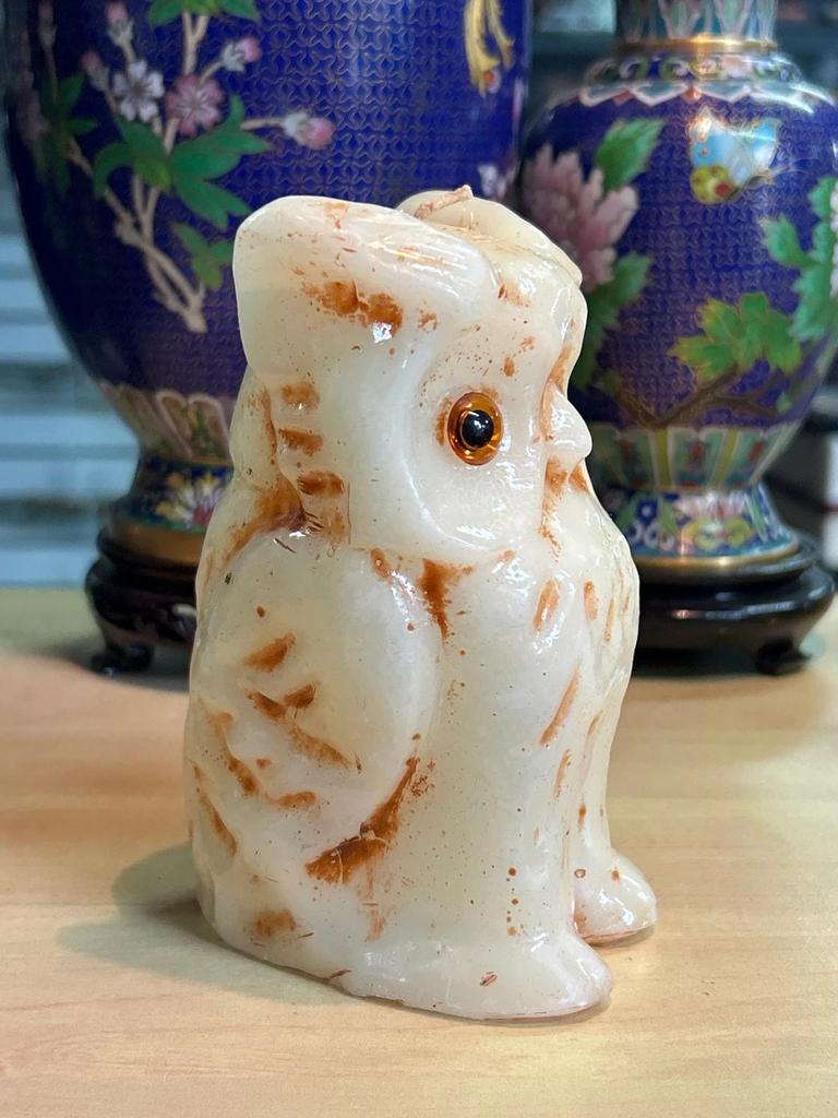 Bougie en cire Statuette Chouette / Hibou