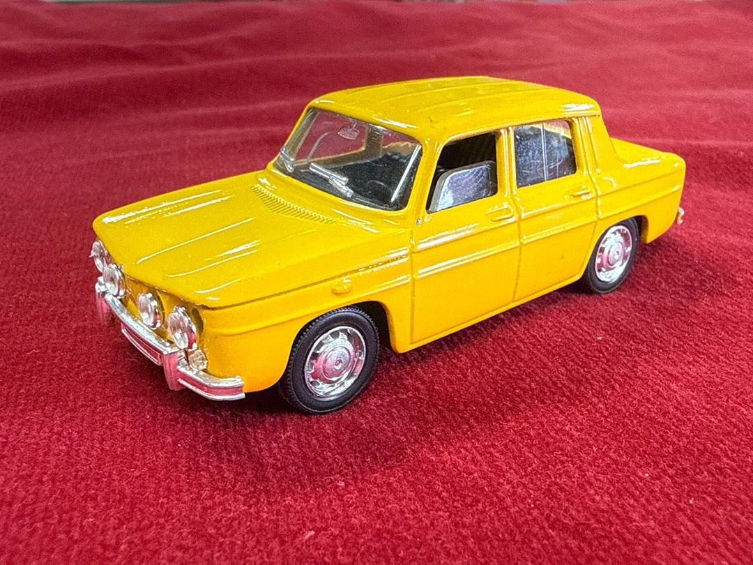 Voiture miniature – Solido Renault 8 1/43 – Jouets – R8 jaune vintage